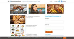 Desktop Screenshot of carbohidratos.net